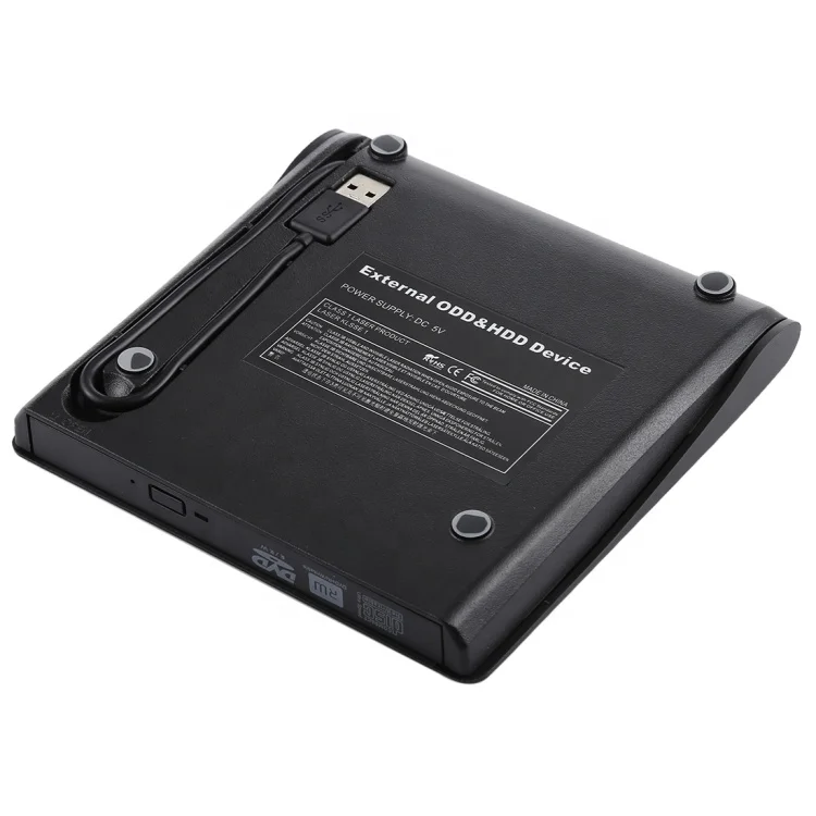 sell well  Support Hot Plug External Black CD USB3.0 Laptop DVDRW Writer