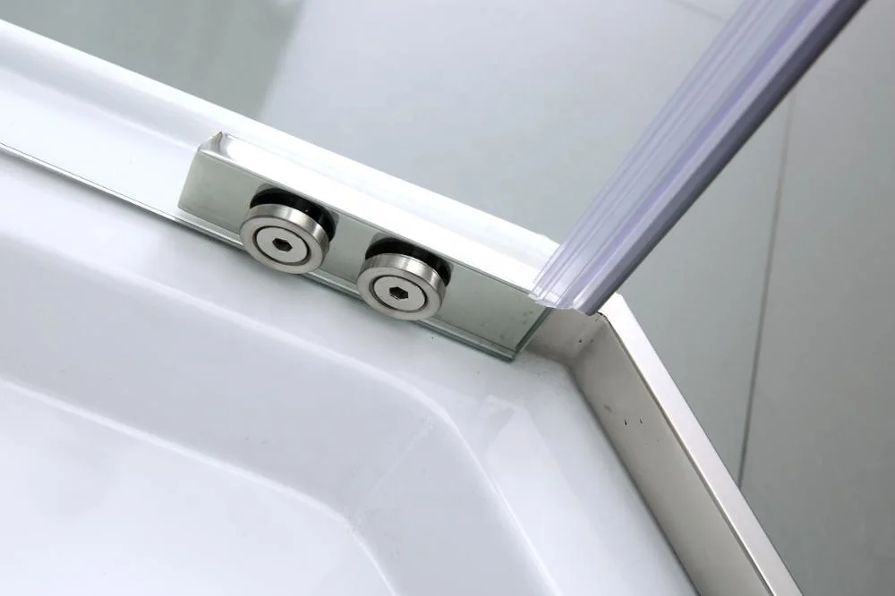 Acrylic enclose portable dubai blue film free high quality simple shower cabin