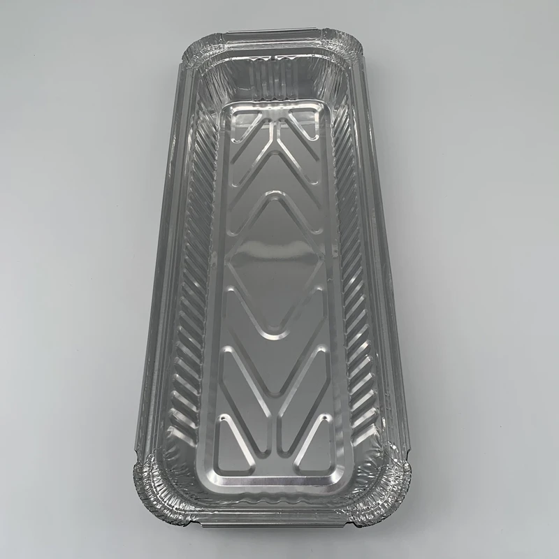 Factory takeaway shallow round food packaging heart-shaped rectangle professional oven aluminum foil cake bread baking tray