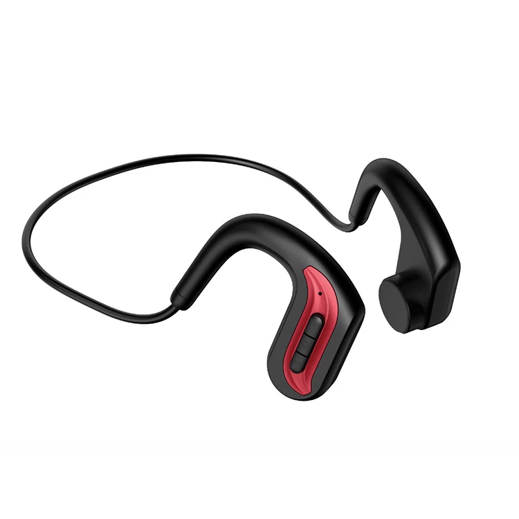 
Hot selling IPX8 completely waterproof earphones underwater wireless swimming bone conduction headphones headset with 16G Memory 