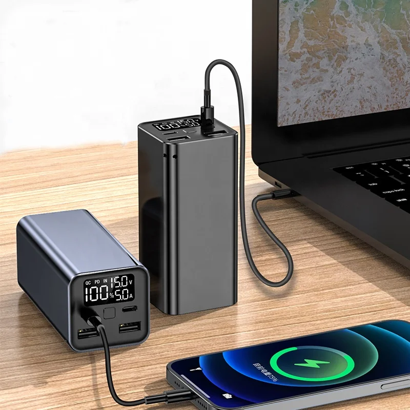 Portable laptop charger Fast Charging station PD 65W powerbank 50000mah 30000mah 20000mah Power Bank