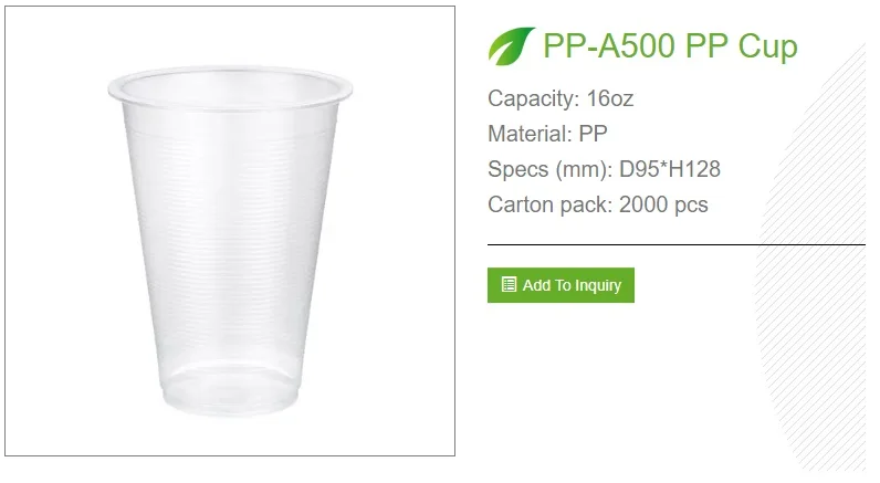 Premium Quality Best Selling Custom Eco-Friendly Disposable Plastic PP Cups With Lids For Sale