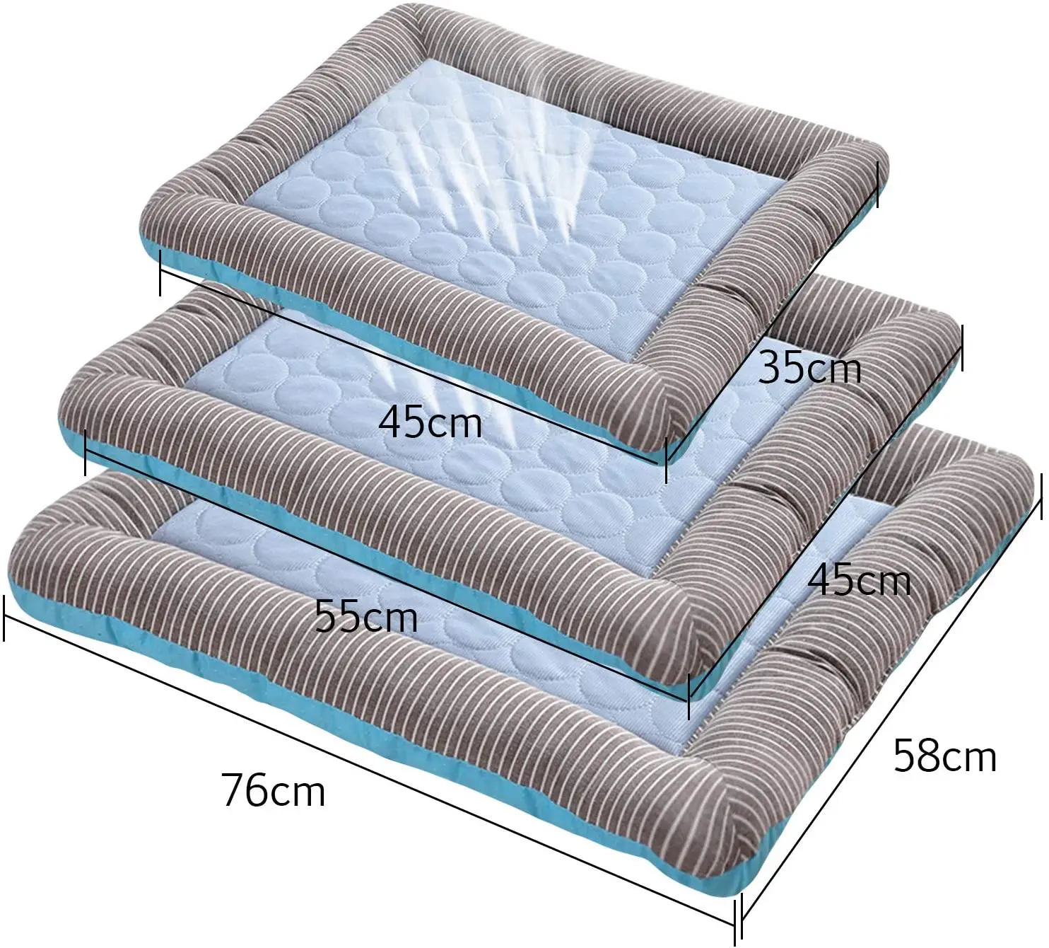 Wholesale Pet Calming Dog Bed Summer Best Seller Pet Cat Cooling Mat Pad