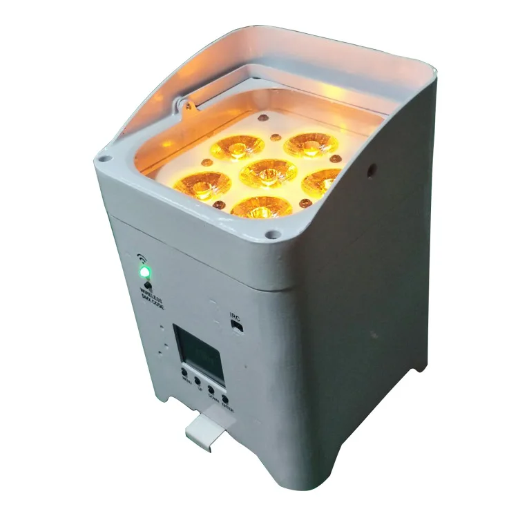 6 18W six-in-one wireless battery LED lamp remote control mobile phone control tablet lamp stage wedding lights