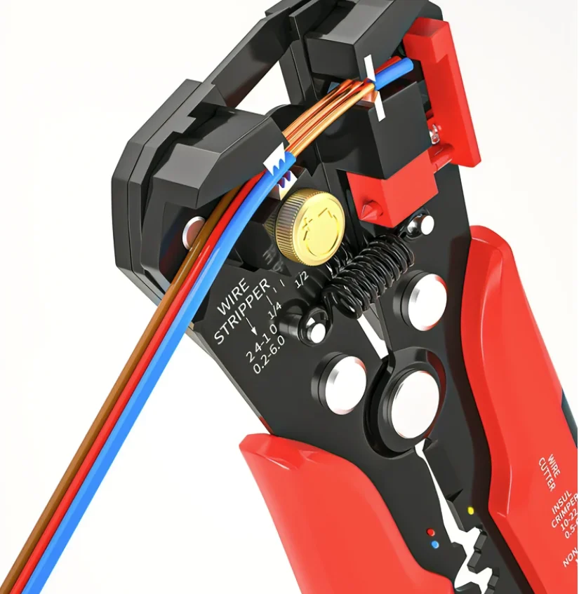 DWBX-2454 Multifunctional Terminal Crimping wire cutting stripping tool Pliers Cold Press Pliers wire cutter stripper