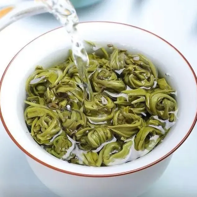 Top Quality Organic Flowering Jasmine Green Tea Balls Chinese Jasmine Green Tea Loose Leaf Sliming Tea Jasmine Dragon Pearls