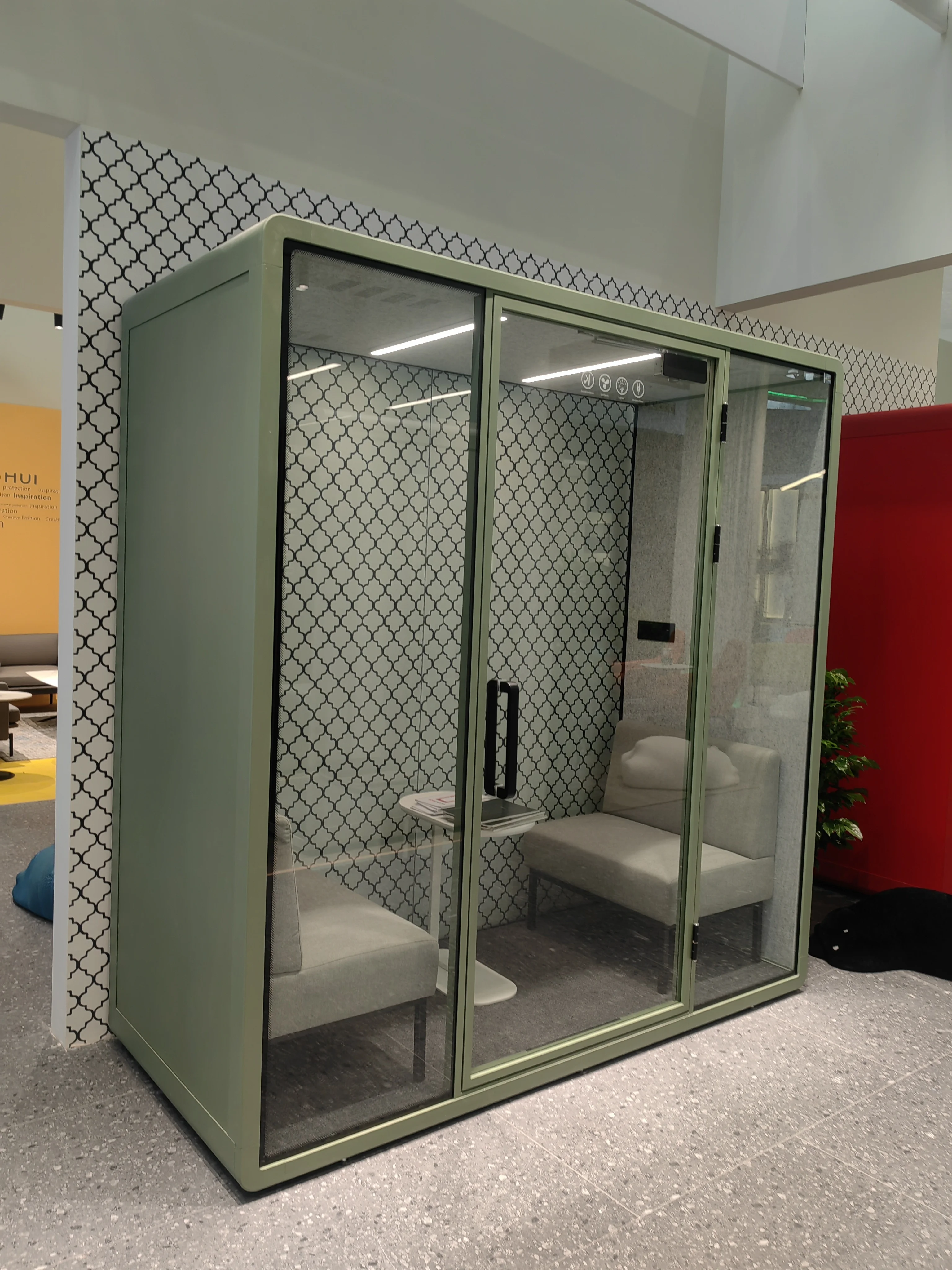 Modern New Work Design Meeting Room Office box Interior Furniture Private Work Space Soundproof Solution with Eco Friendly Cabin
