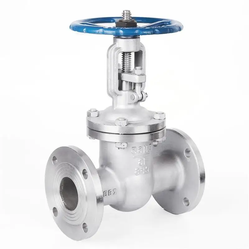 Premium quality 8 inch casting stainless steel high temperature resistance manual operated industrial gate valve