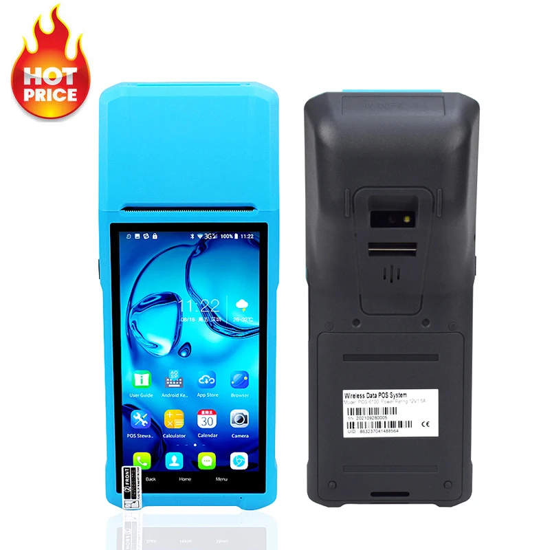 Четырехъядерный 4g Pos-терминал для биллинга, Android 8,1, кассовый аппарат, Портативный Мобильный Pos-терминал, программное обеспечение для ресторанов, Pos-системы