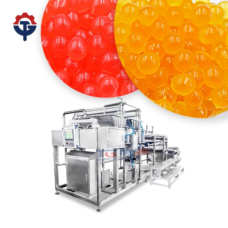 High-Capacity Popping Boba Production Line Customizable Popping Boba Making Machine Smart-Control Popping Boba Equipment