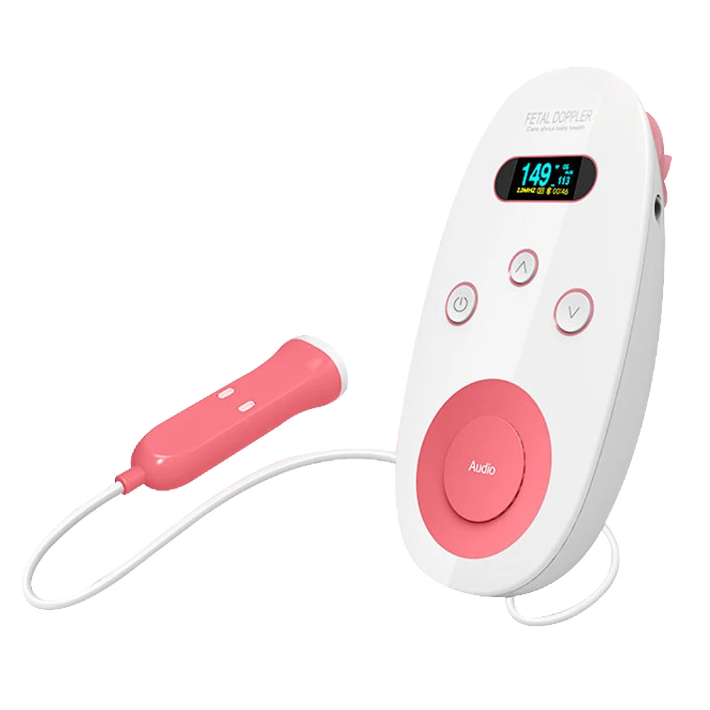 Самый дешевый заводской Цифровой фетальный допплер 2 МГц монитор сердечного ритма с приложением