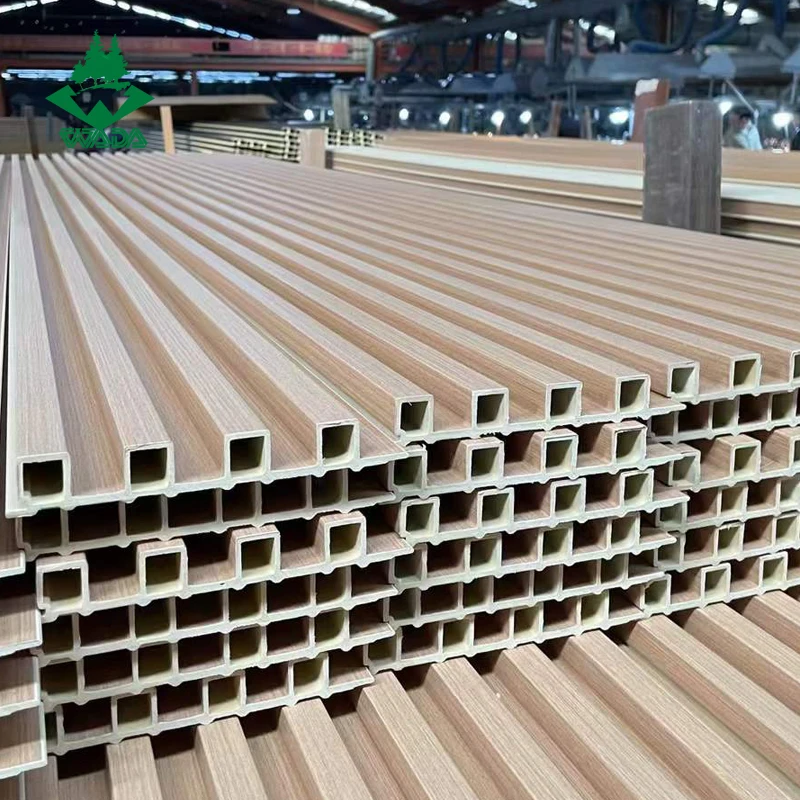 Waterproof WPC Wall Panel exterior wall cladding WPC Garden Wall Decoration