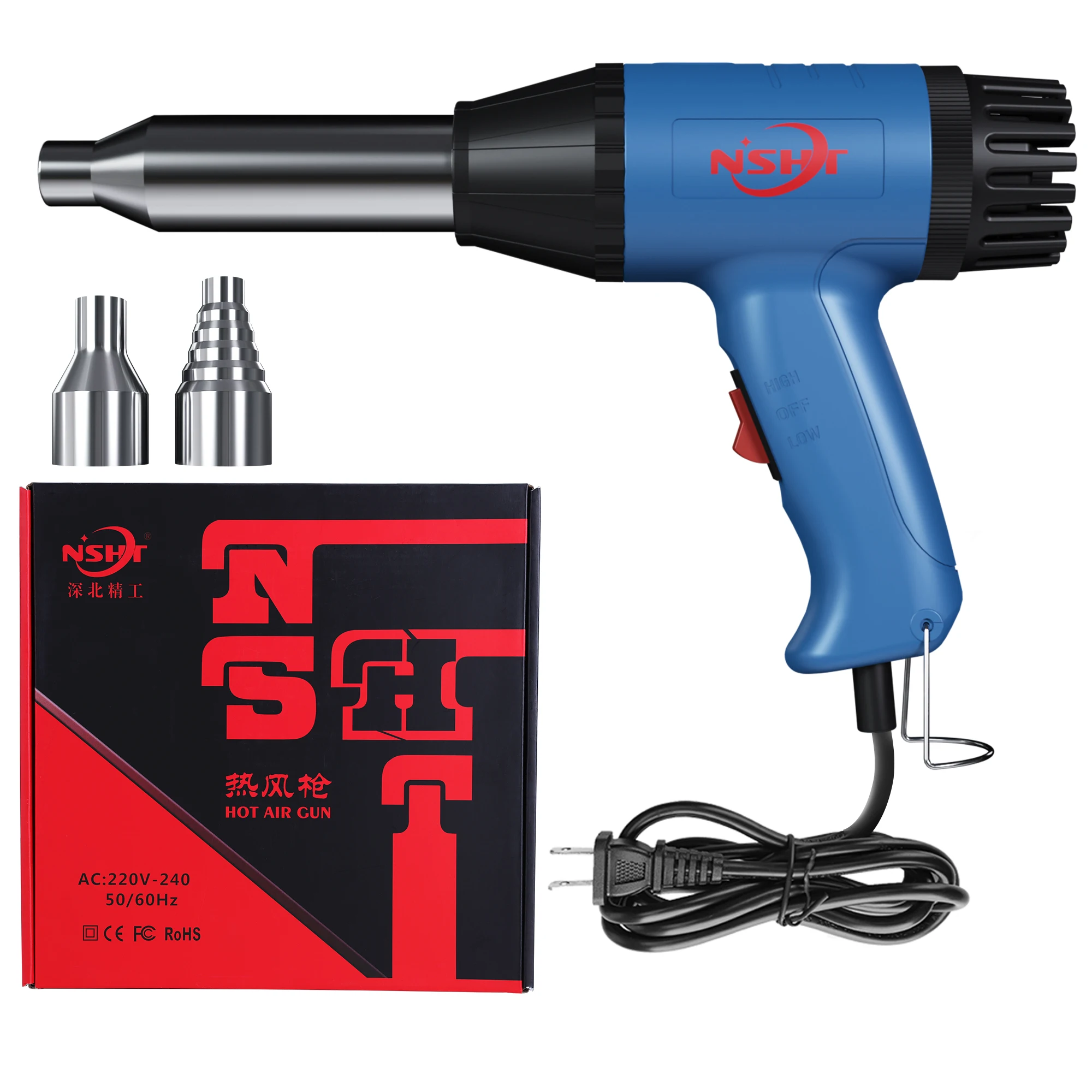 SG-701A 500W Hot Air Plastic Welding Gun 750 Degrees Centigrade Quality Heating Plastic Welders Handled Home Repair Tool