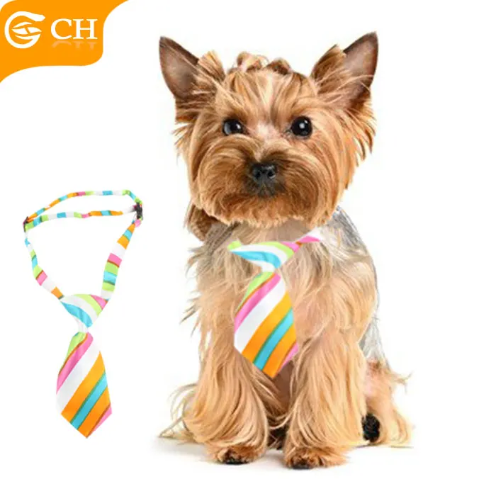 Hot Sell Fashion Pet Accessories Bow Tie Custom Adjustable Polyester Dog Tie