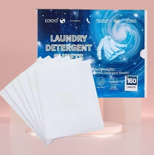 KELEE Natural Plant Laundry Sheets Eco Friendly Laundry Detergent Sheets Strips For Wholesales