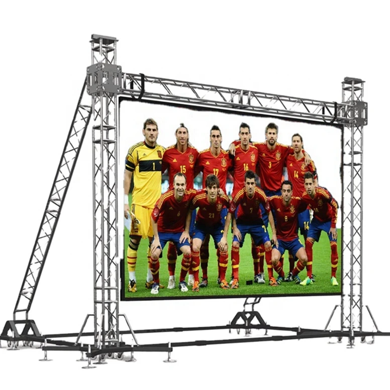 Waterproof Outdoor Led Backstage Display Screen Panel P4.81 Dip Wedding Led Screen