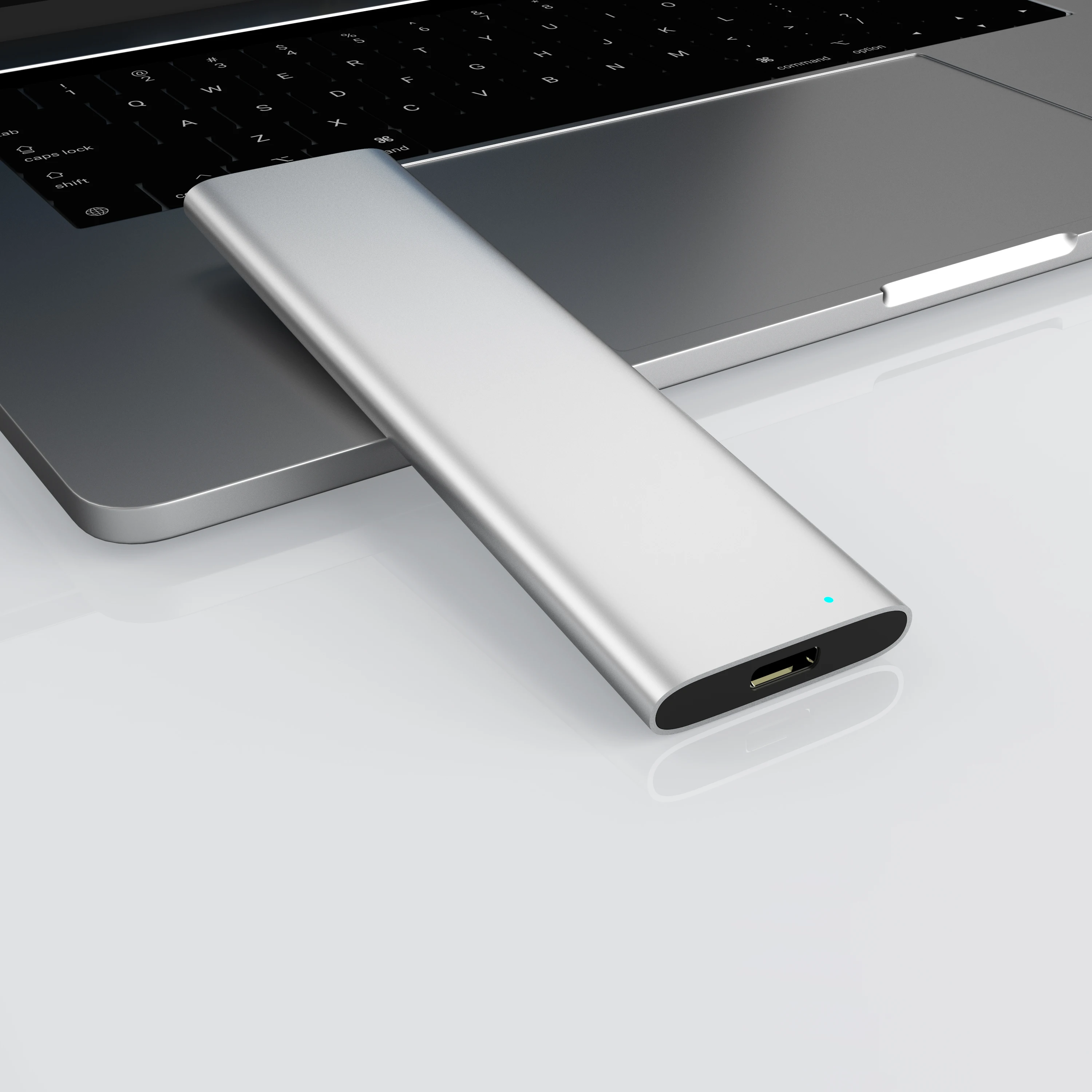 M.2 SSD Enclosure M2 SATA NGFF to USB Type C Adapter Aluminum 6Gbps B-Key Hard Drive External Case for 2230 2242 2260 2280