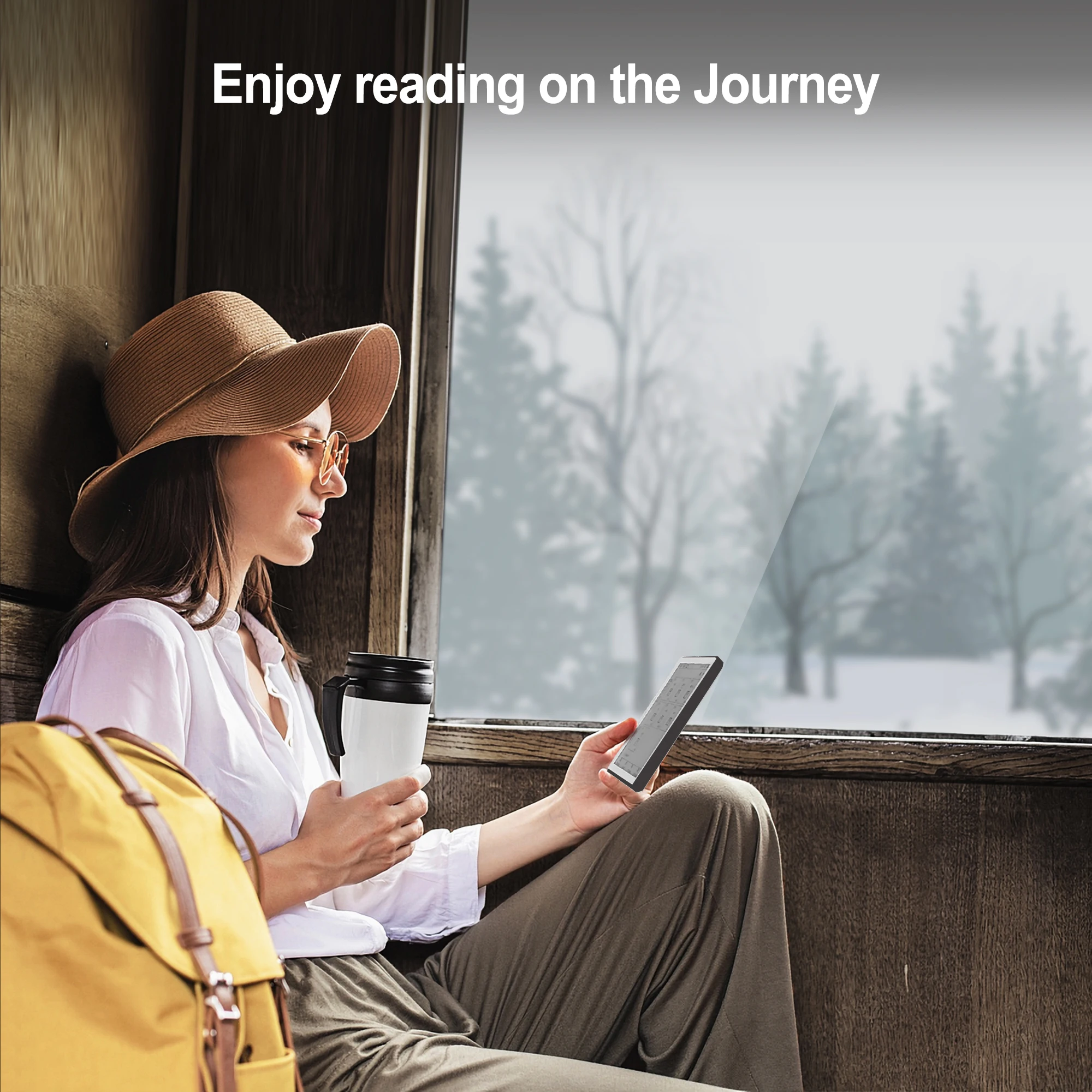 Black 6 inch E-Ink Display 32GB Storage Electronic Book Reader Increased Battery Life Touch Screen E-reader with TF Card Slot