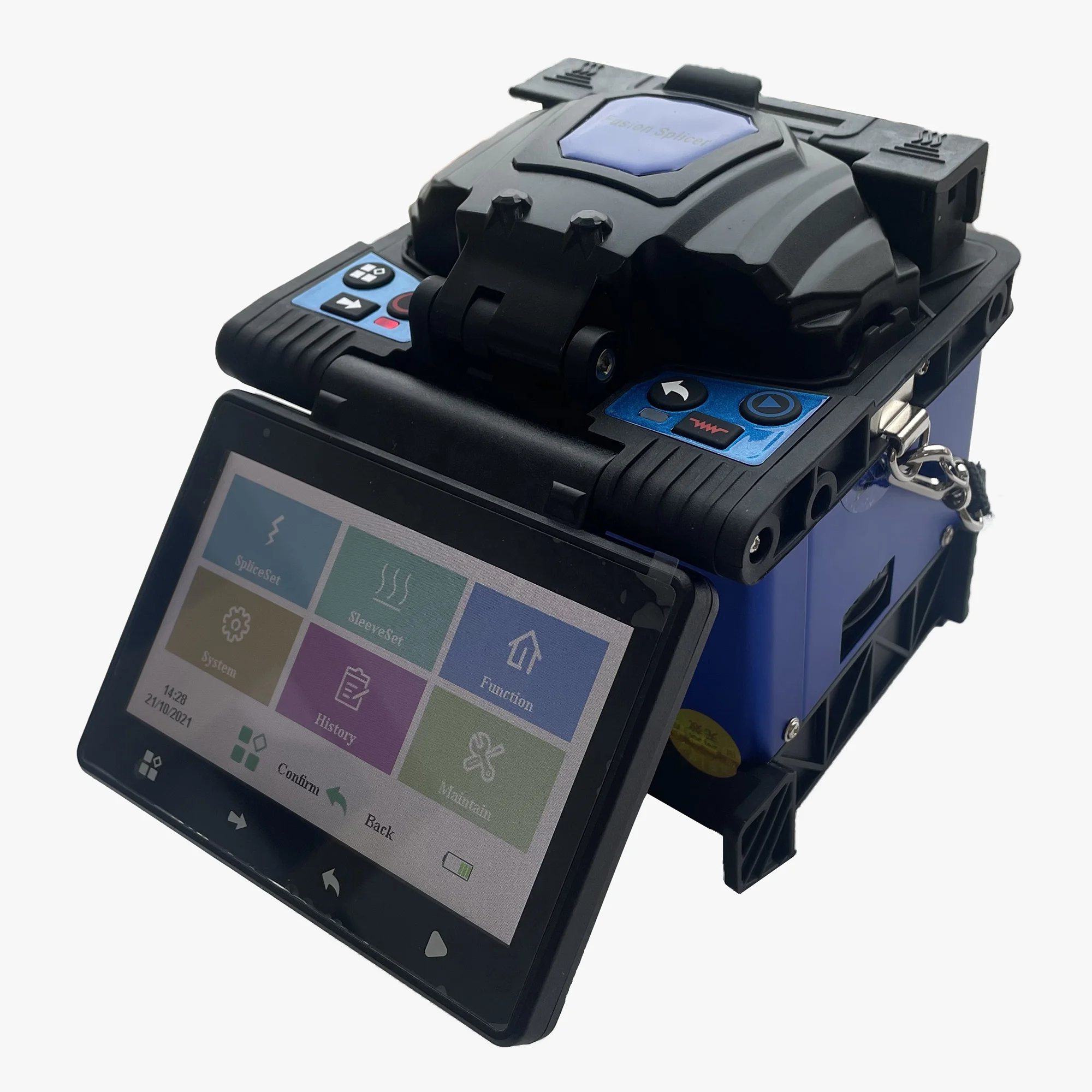 5' Capacitive Touch Screen Multi-Language High Precision Fiber Optic Fusion Splicing Machine