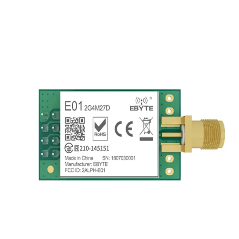 E01-2G4M27D 27dBm 5KM DIP nRF24L01P Wireless RF Transmitter Remote Control 2.4GHz Module PA LNA IoT Smart Home Sensors Headset