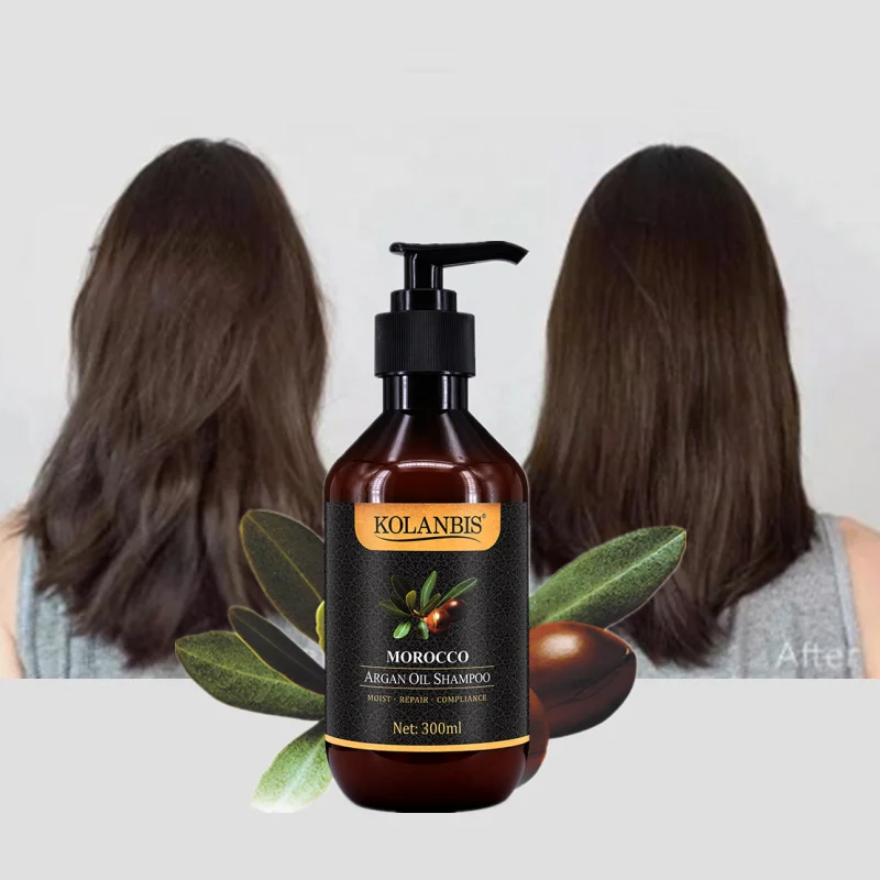 Оптовая продажа 2021, фирменная торговая марка, питательный натуральный марокканский органический шампунь с аргановым маслом без сульфата