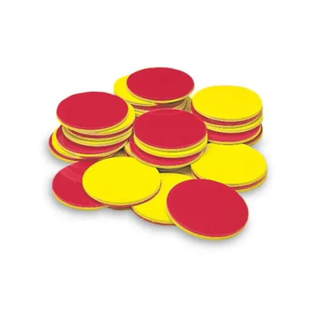 200pcs math counters manipulatives preschool learning resources dual color round plastic counters for kids first grad