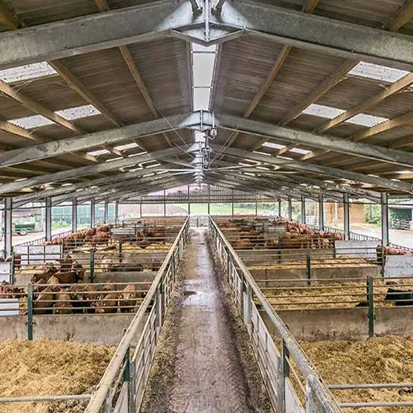 Low Prices Steel Structure Cow Shed Farm Shelter