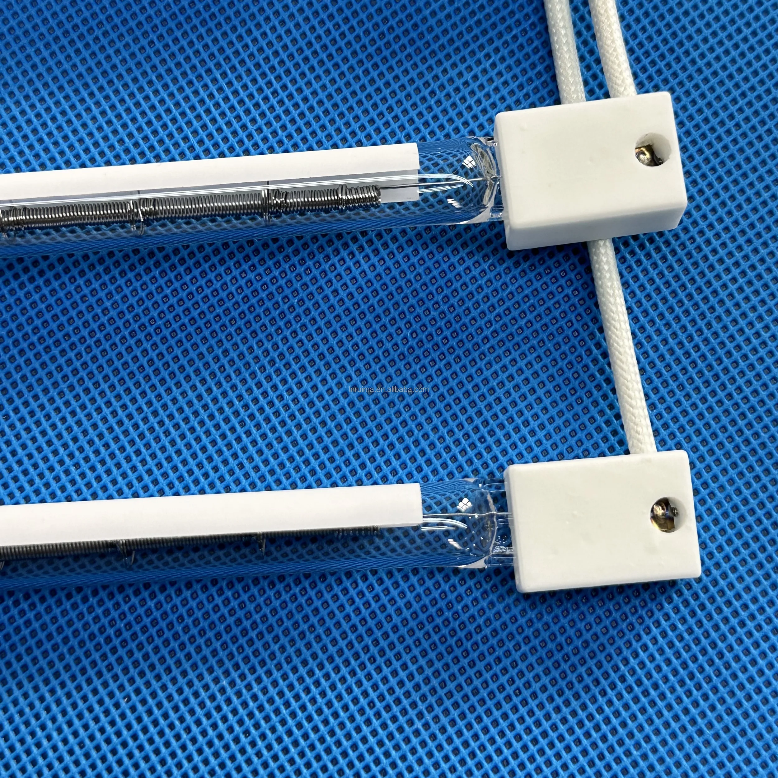 REMA High Quality C57 Semi painted white halogen lamp IR Emitters quartz for industrial heating and drying