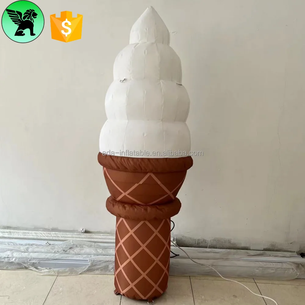 6.56ft Event Decoration Inflatable Food Replica Customized Party Inflatable Ice Cream Model For Advertising A10625