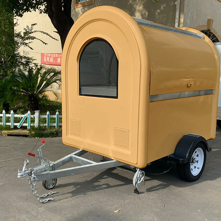 Street Fast Food Trucks Mobile Food Trailer for Sale Breakfast/Snack/Ice Cream Shop