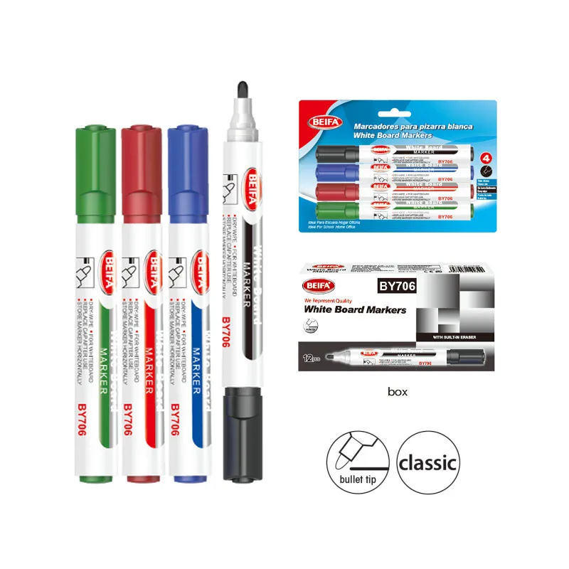 BEIFA BY706 стираемый маркер из полипропиленового материала маркер-маркер для белой доски