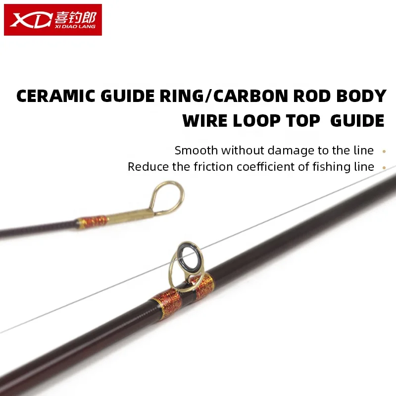 XDL customized OEM 4 sections 9ft  93g cheap carbon fiber graphite cork handle sock fishing combo blanks fly rod