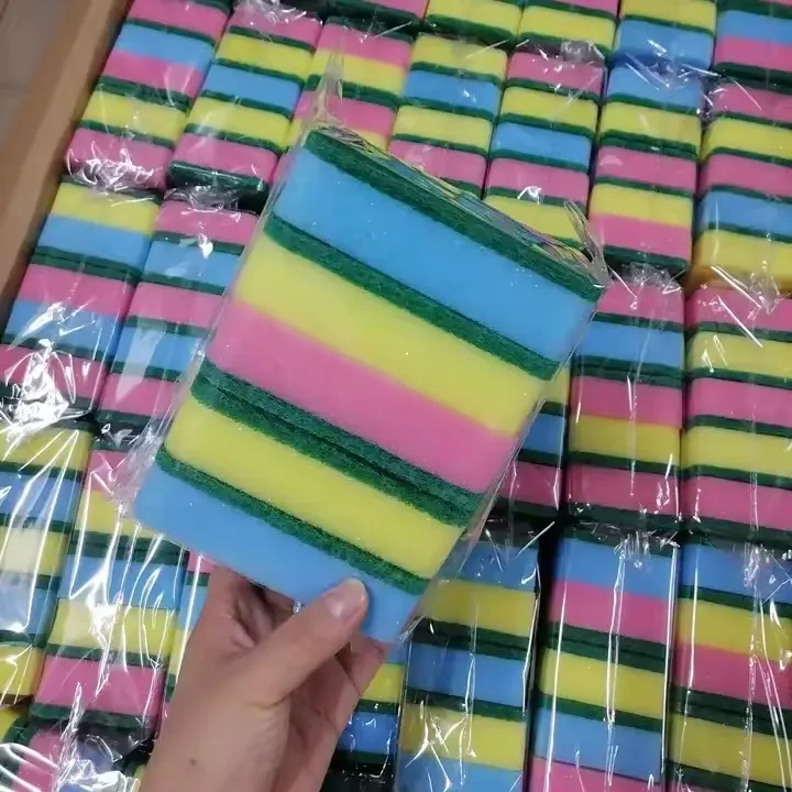 Dish Sponges For Washing Dishes, For Kitchen Sink Scrub Sponges Kitchen Cleaning Sponges Pack For Household Use