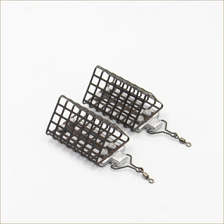 High Quality Carp Fishing Basket Bait Feeder 30g 60g Triangular Metal Cage Fishing Accessories Wholesale