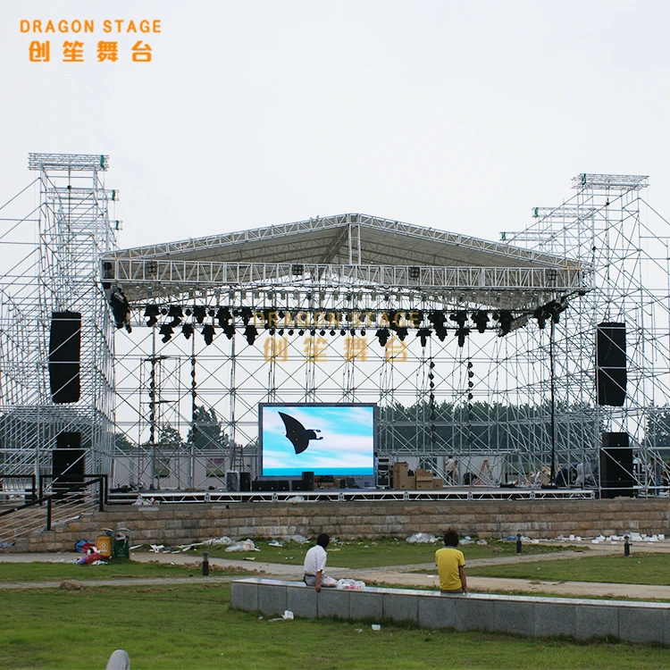 Dragon Layer scaffolding and quickly layer truss system made of steel truss for line array