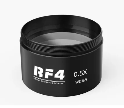 Аксессуары для микроскопа RF4 WD165 0.5X 0.7X 0.48X объектив вспомогательного тринокулярного стерео зум-объектива Barlow