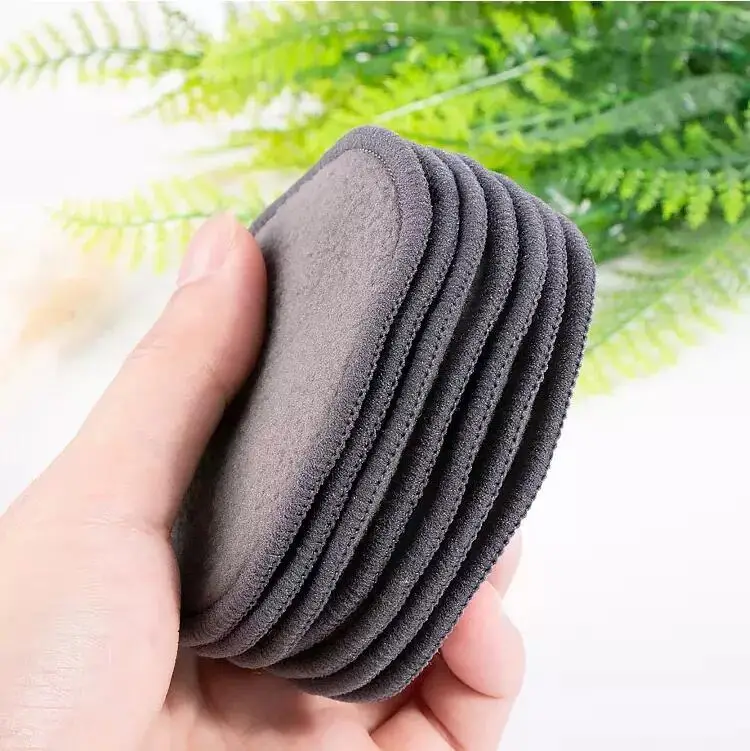 Washable Soft Organic Reusable Microfiber Bamboo Or Bamboo Charcoal Round Shape Facial Makeup Remover Pads Private Label