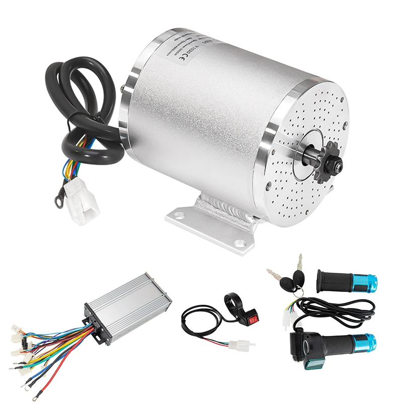Kunray 36V 48V 1000W 3100rpm 30A Bruhshless Controller Brushless DC Motor E-Bike Electric Throttle Motorcycle Scooter