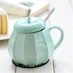 Best Selling Factory Wholesale Supply Creative Custom Logo Halloween Ceramic Coffee Cup Lids