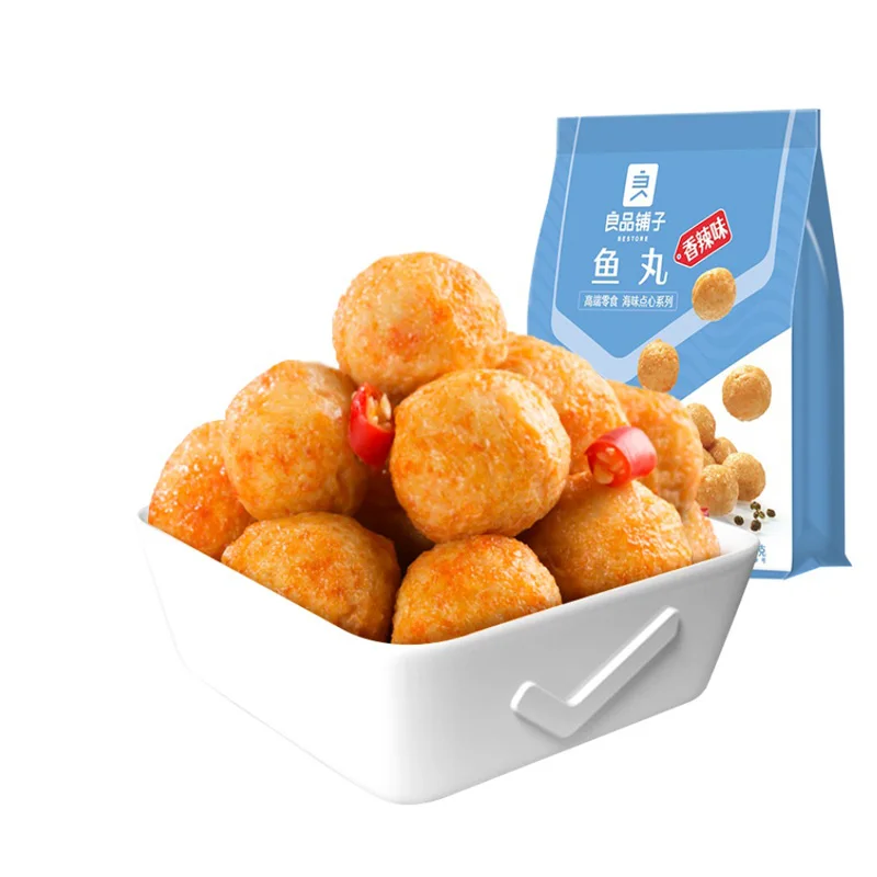 BESTORE spicy high protein taste chewy fish ball snack