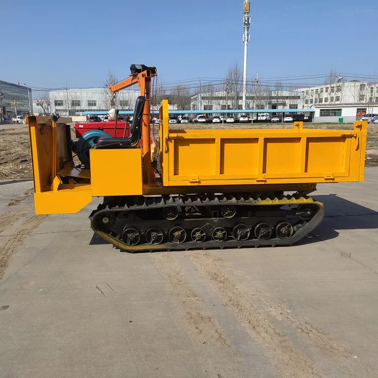 Diesel Engine Mini Dumper Truck 1000kg 2000kg 3000kg Crawler Small Dumper For Sale