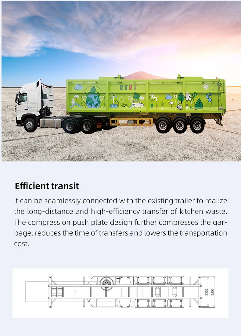 Hook Lift Waste Roll Off Dumpster Hook Lift Bin Container Hook Lift Waste Containers