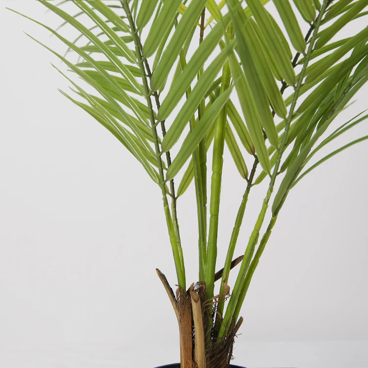 70 см маленькая зеленая Пальма Areca искусственная тропическая пальма подходит для офисных искусственных
