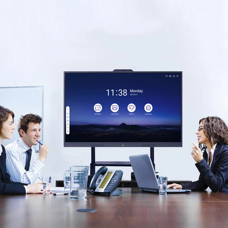 
OEM Custom Inch Smart Board Touch Screen 4K Hd Interactive Electronic Whiteboard With Projector 