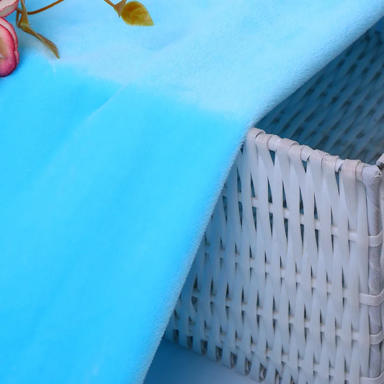 Factory direct sale multicolor optional brushed polyester polar velvet fleece fabric for garment