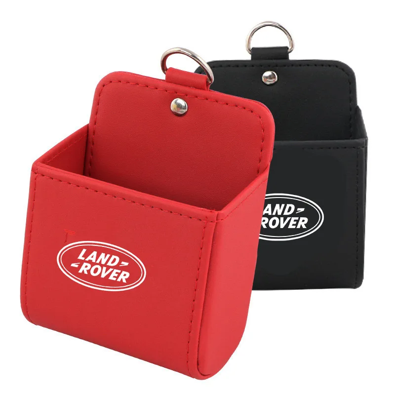 Car Air Outlet Storage Bag Box for Land Rover Logo Freelander 1 2 Defender 110 Discovery 3 4 Range Rover L322 Evoque Sport Vogue