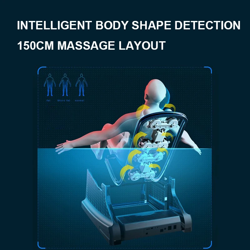 Ningdecrius 2024 Thai Massage 4D Fully Automatic Full Body Massager Zero Gravity Folding Recliner 3d Zero Gravity Massage Chair