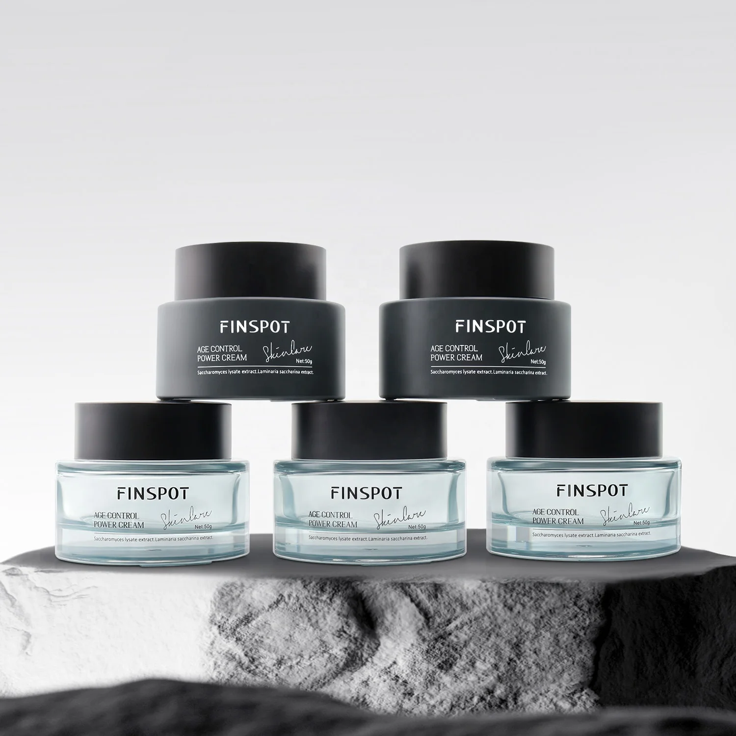 Design Lotion Glass Face Cream Packaging Jars For Cosmetic Creams Jar Container With Lid Cosmetic Jars Wholesale