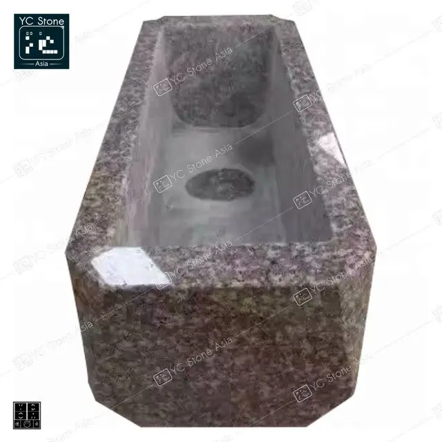 
Black Granite Funeral Memorial Monument Cemetery Vases with Modern Design Cemetery Vases Planters for Tombstone 
