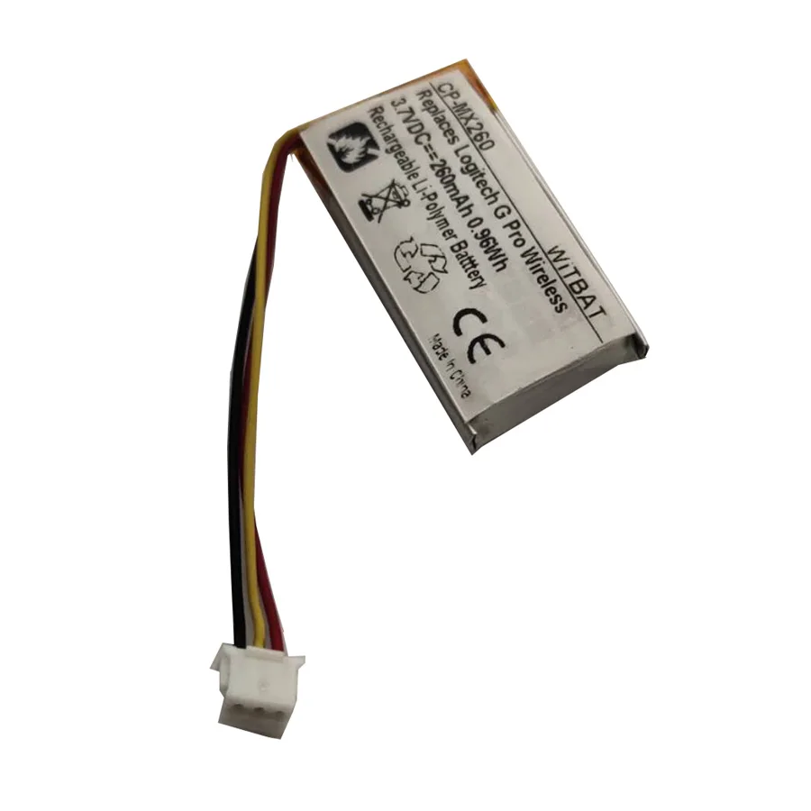 Lipo Battery 533-000228 for Logitech G PRO X SUPERLIGHT 2 Gaming Mouse Battery